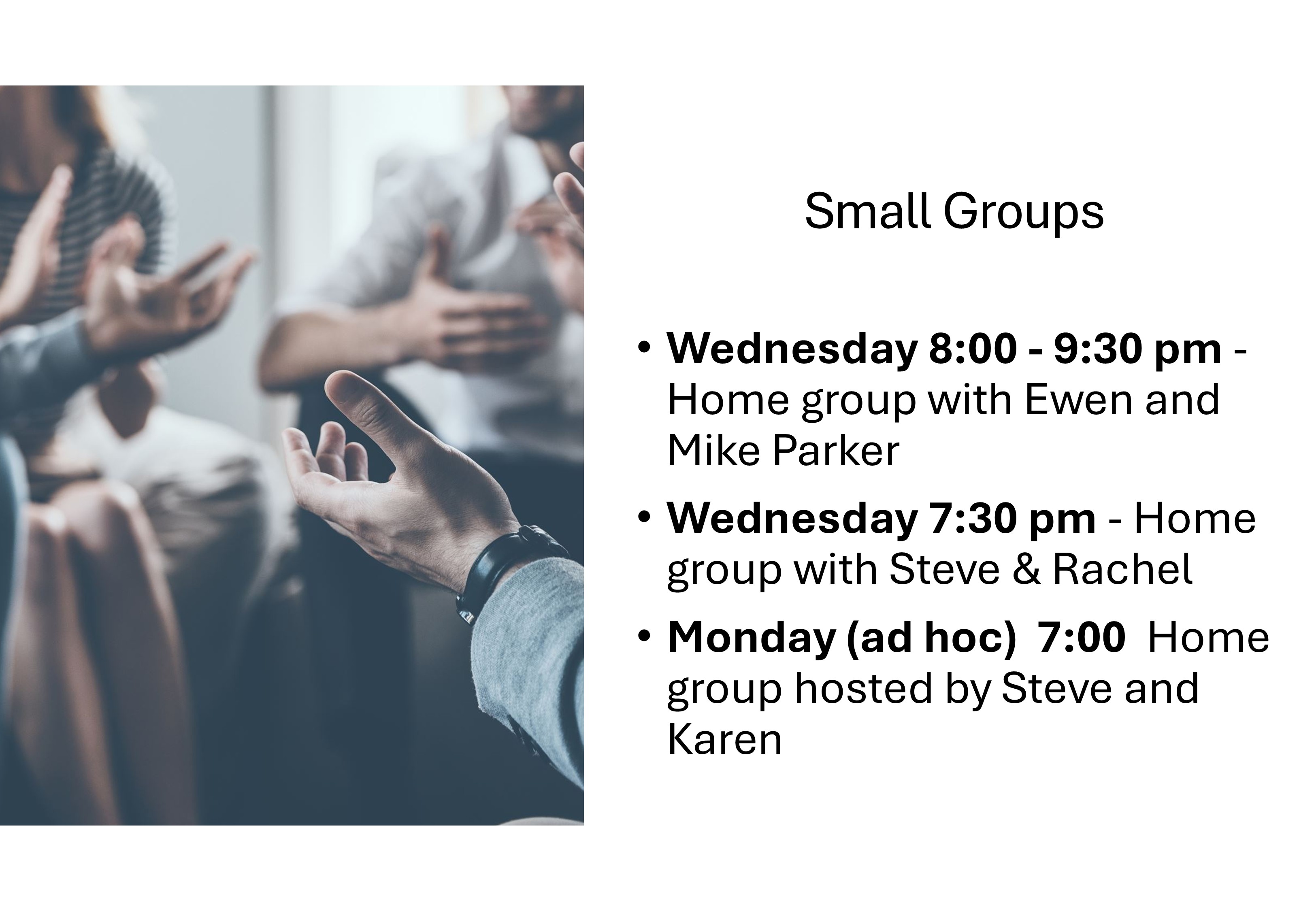 Small Groups